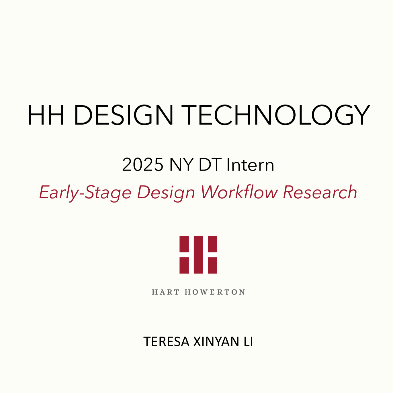 Hart Howerton Design Technology Research cover
